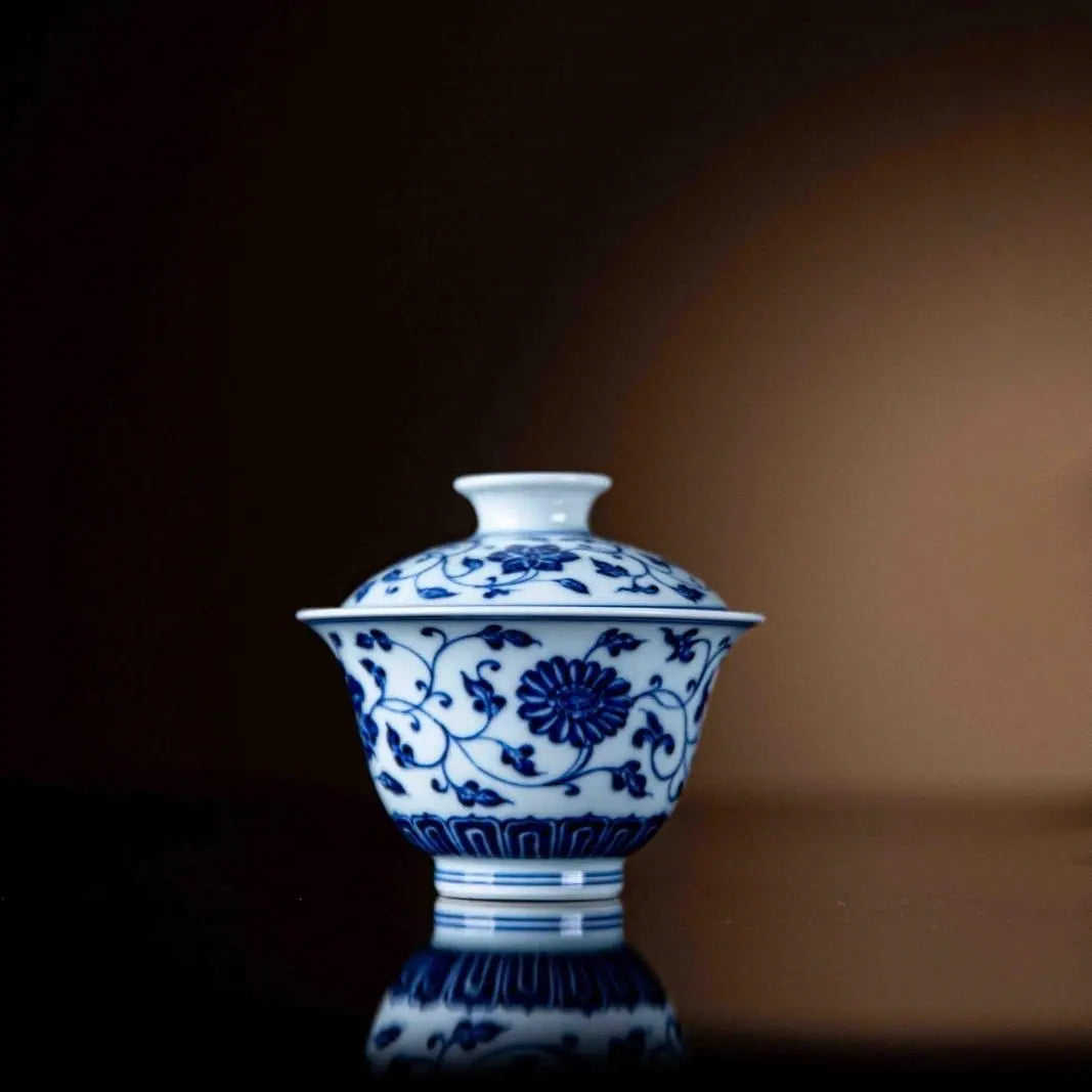 Chan Zhi Lian 75cc - Jing De Zhen Porcelain Gaiwan zycschina