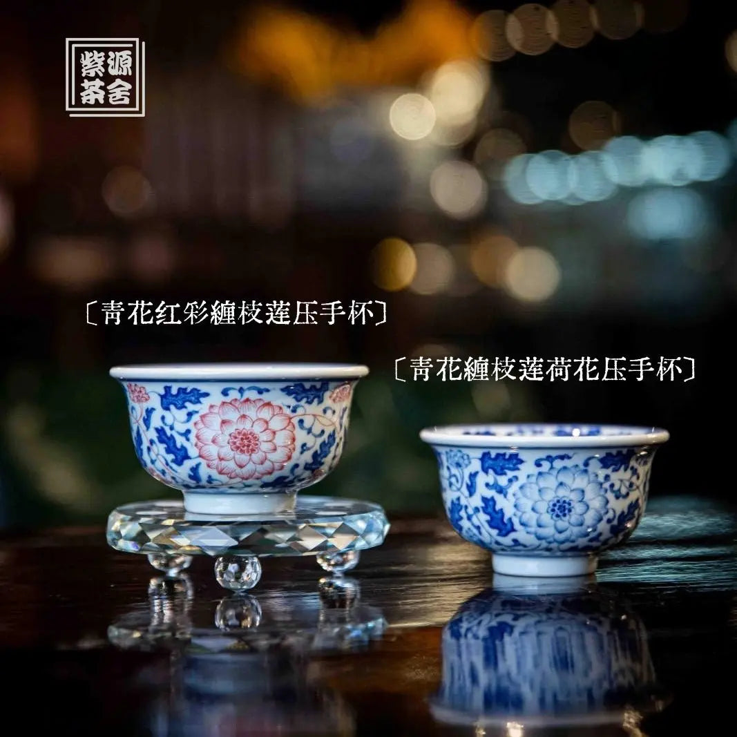 Chan Zhi Lian He Hua 110cc - Jing De Zhen Porcelain Teacup zycschina