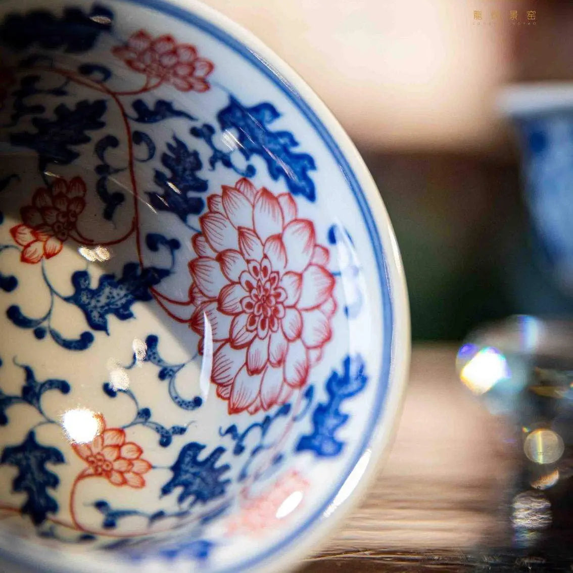 Chan Zhi Lian He Hua 110cc - Jing De Zhen Porcelain Teacup zycschina