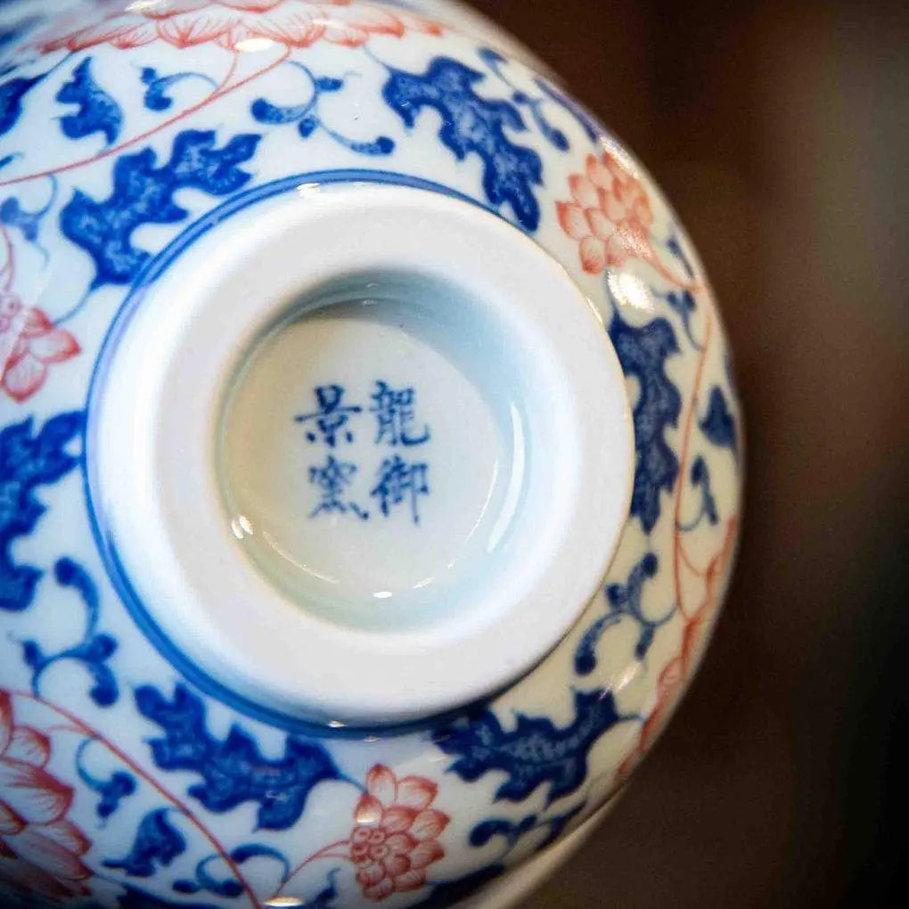 Chan Zhi Lian He Hua 110cc - Jing De Zhen Porcelain Teacup zycschina