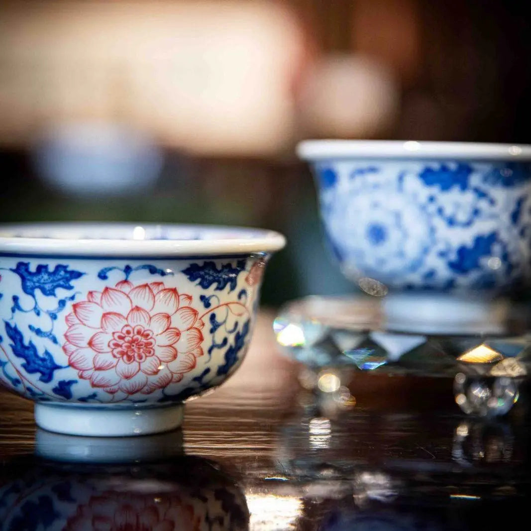 Chan Zhi Lian He Hua 110cc - Jing De Zhen Porcelain Teacup zycschina