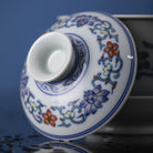 Chan Zhi Lian He Hua - Jing De Zhen Porcelain Gaiwan zycschina