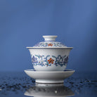 Chan Zhi Lian He Hua - Jing De Zhen Porcelain Gaiwan zycschina