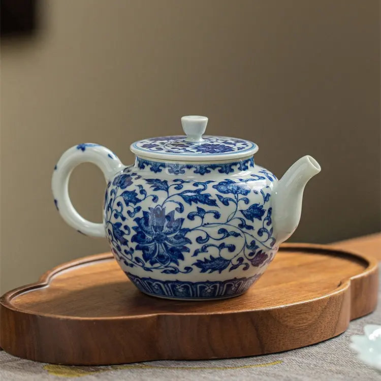 Chan Zhi Lian Wen Gong Deng/Zhi Tong - Jing De Zhen Porcelain Teapot zycschina