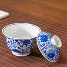 Chan Zhi Mu Dan 150cc - Jing De Zhen Porcelain Gaiwan zycschina