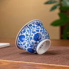 Chan Zhi Mu Dan 150cc - Jing De Zhen Porcelain Gaiwan zycschina