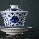 Chan Zhi Mu Dan - Jing De Zhen Porcelain Gaiwan zycschina