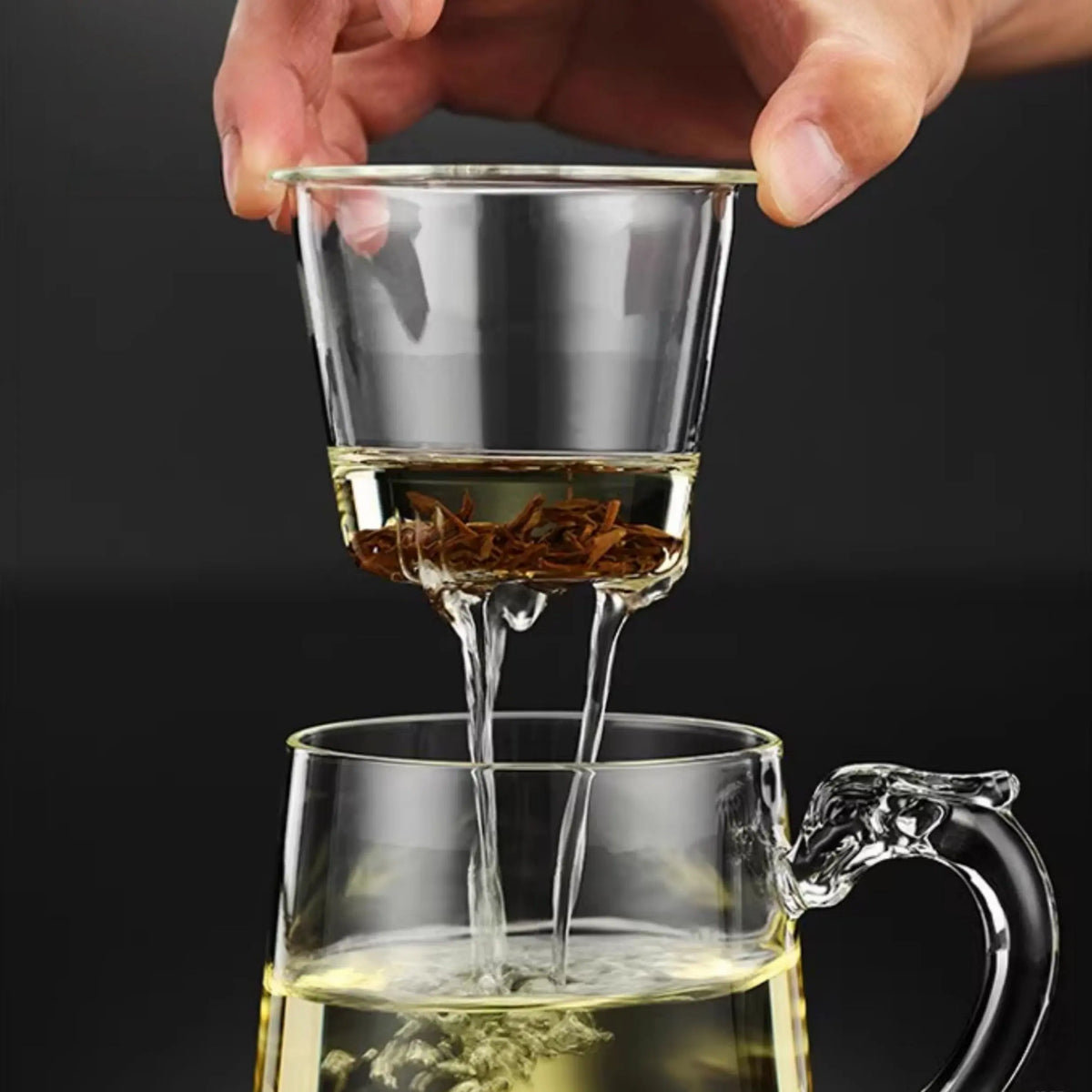 Cheng Long 545cc - Glass Tea Mug zycschina