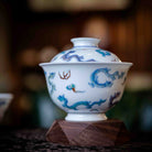 Chi Long 160cc - Jing De Zhen Porcelain Gaiwan zycschina