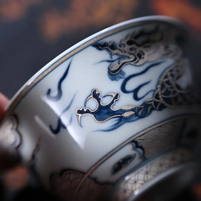 Chuan Yun Long 80cc - Jing De Zhen Porcelain Teacup zycschina