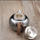 Chui Wen Mu Zhi 150cc - Handmade silver pot zycschina