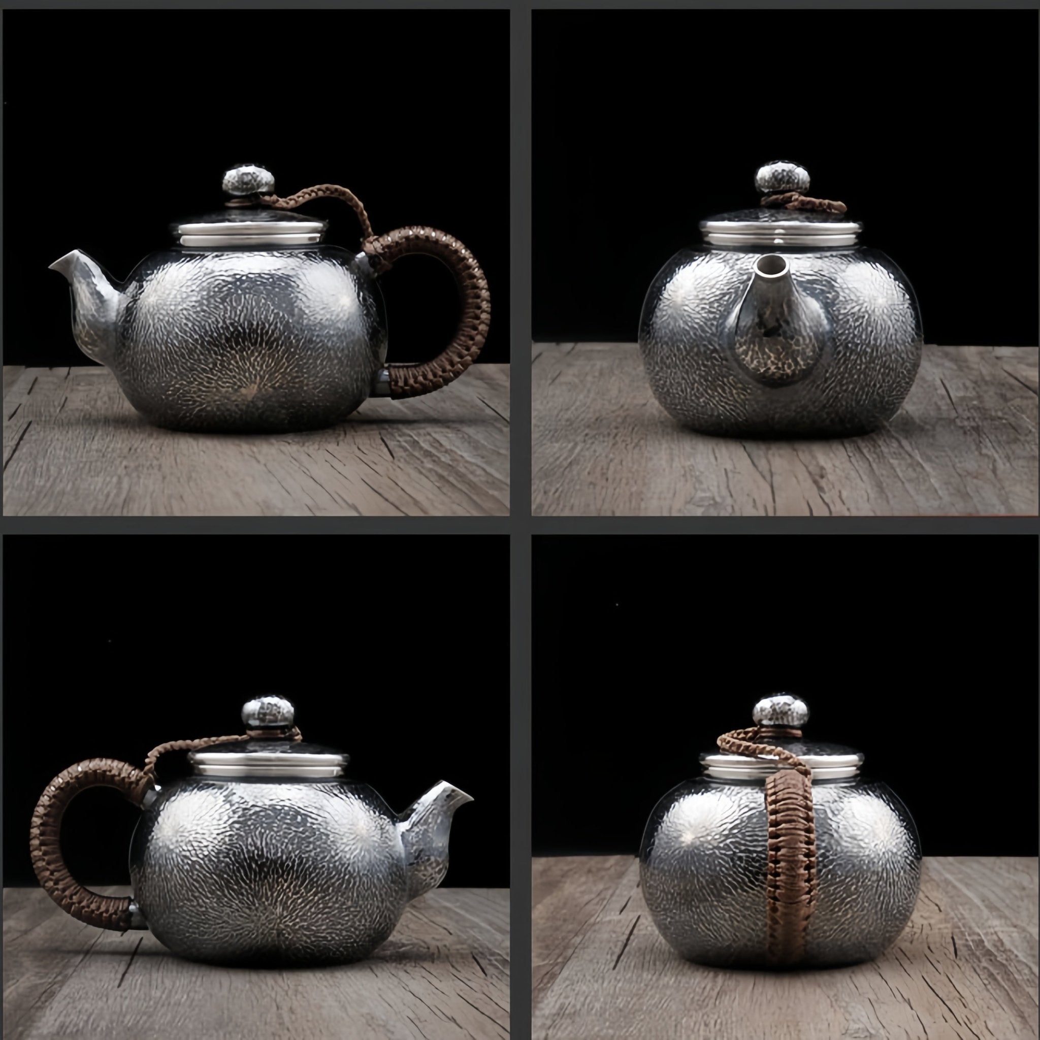 Chui Wen Mu Zhi 150cc - Handmade silver pot zycschina