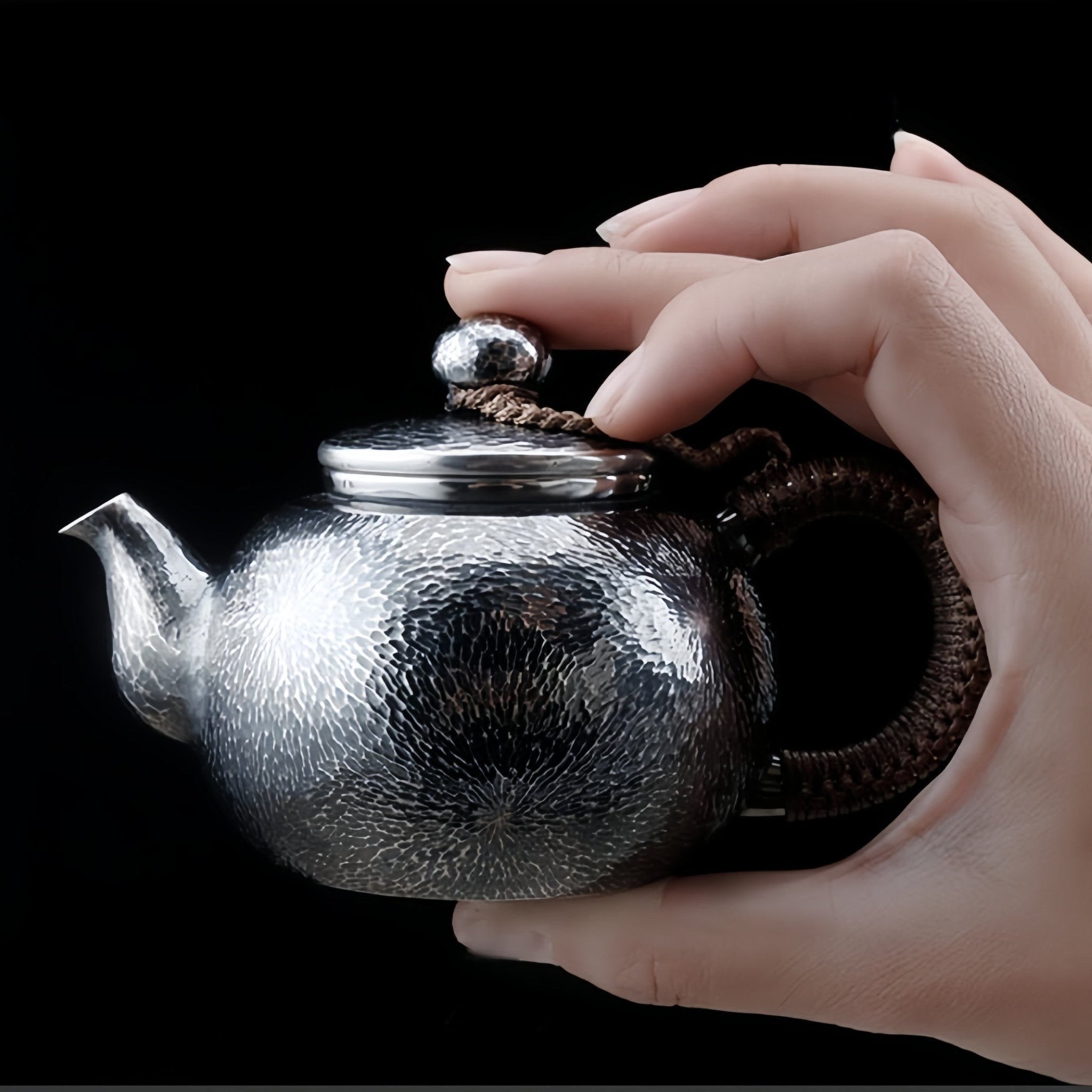 Chui Wen Mu Zhi 150cc - Handmade silver pot zycschina