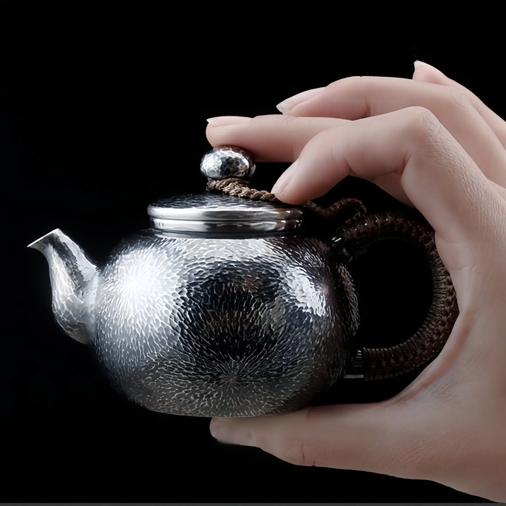 Chui Wen Mu Zhi 150cc - Handmade silver pot zycschina