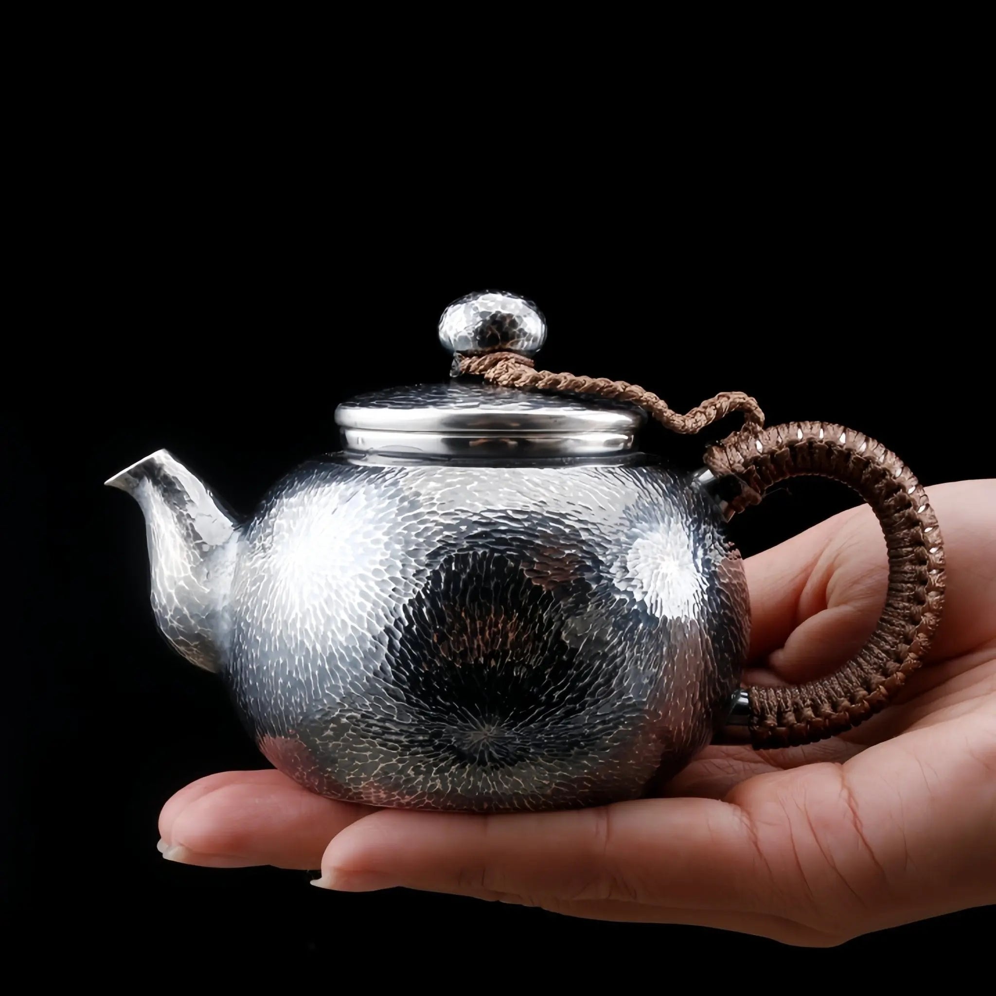 Chui Wen Mu Zhi 150cc - Handmade silver pot zycschina