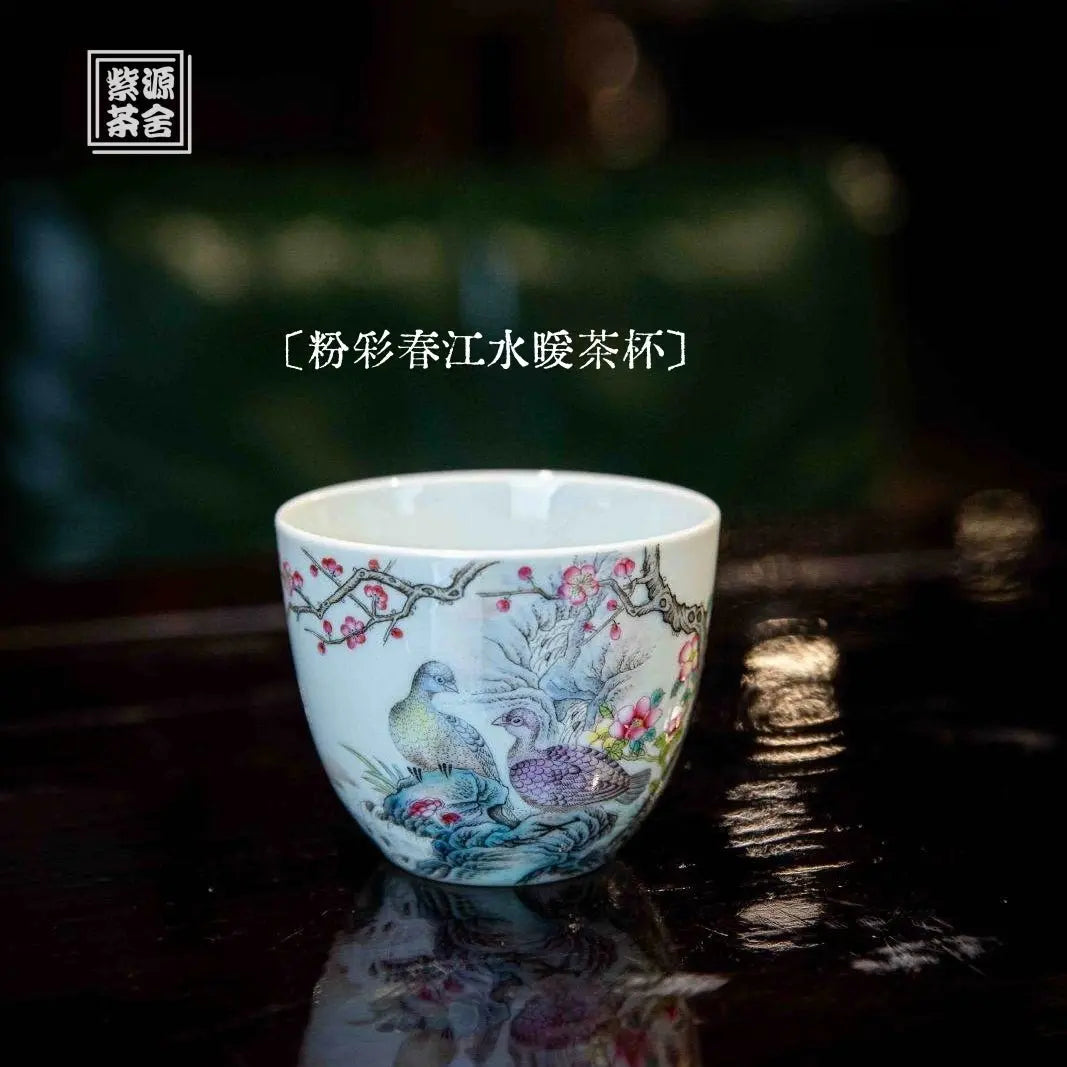 Chun Jiang Shui Nuan 150cc - Jing De Zhen Porcelain Teacup zycschina