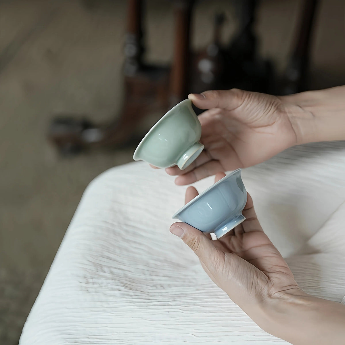 Chun Se 70cc - Jingdezhen Porcelain Teacup zycschina