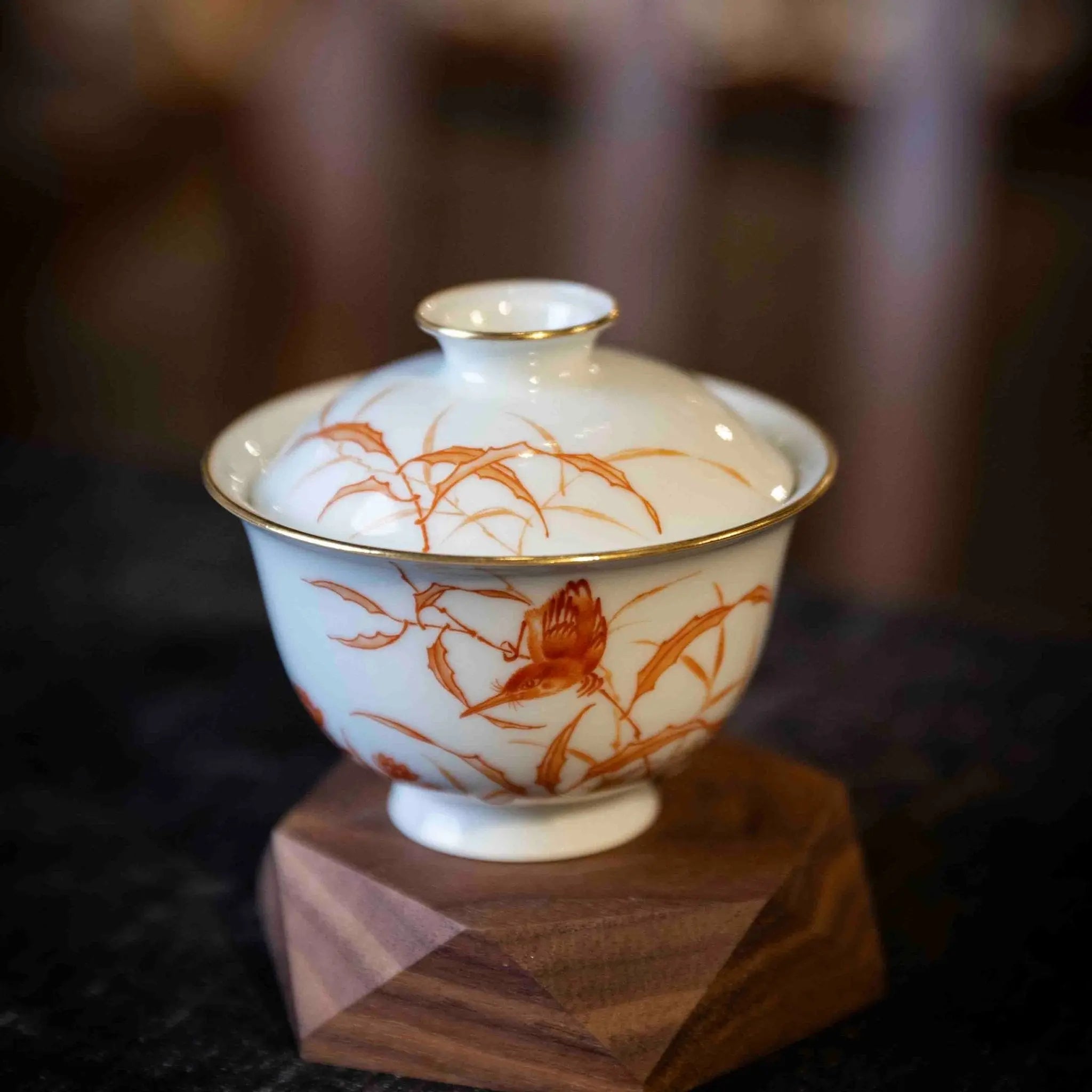 Cui Niao 100cc - Jing De Zhen Porcelain Gaiwan zycschina
