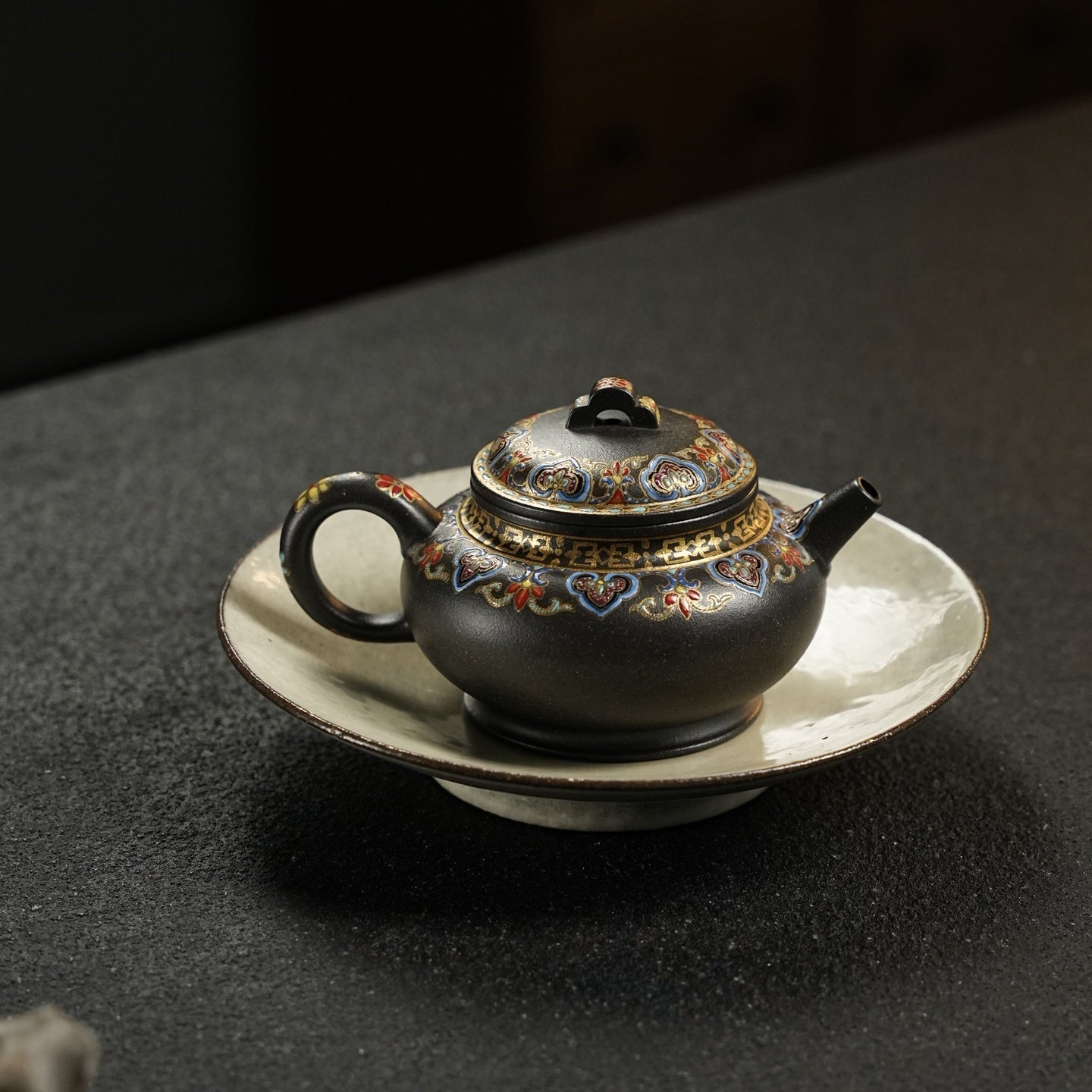 Da Bin Yun Qiao 120cc - Yixing Handmade Teapot 江苏宜兴