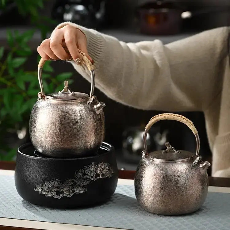 Da Fu Wan - Handmade silver pot zycschina