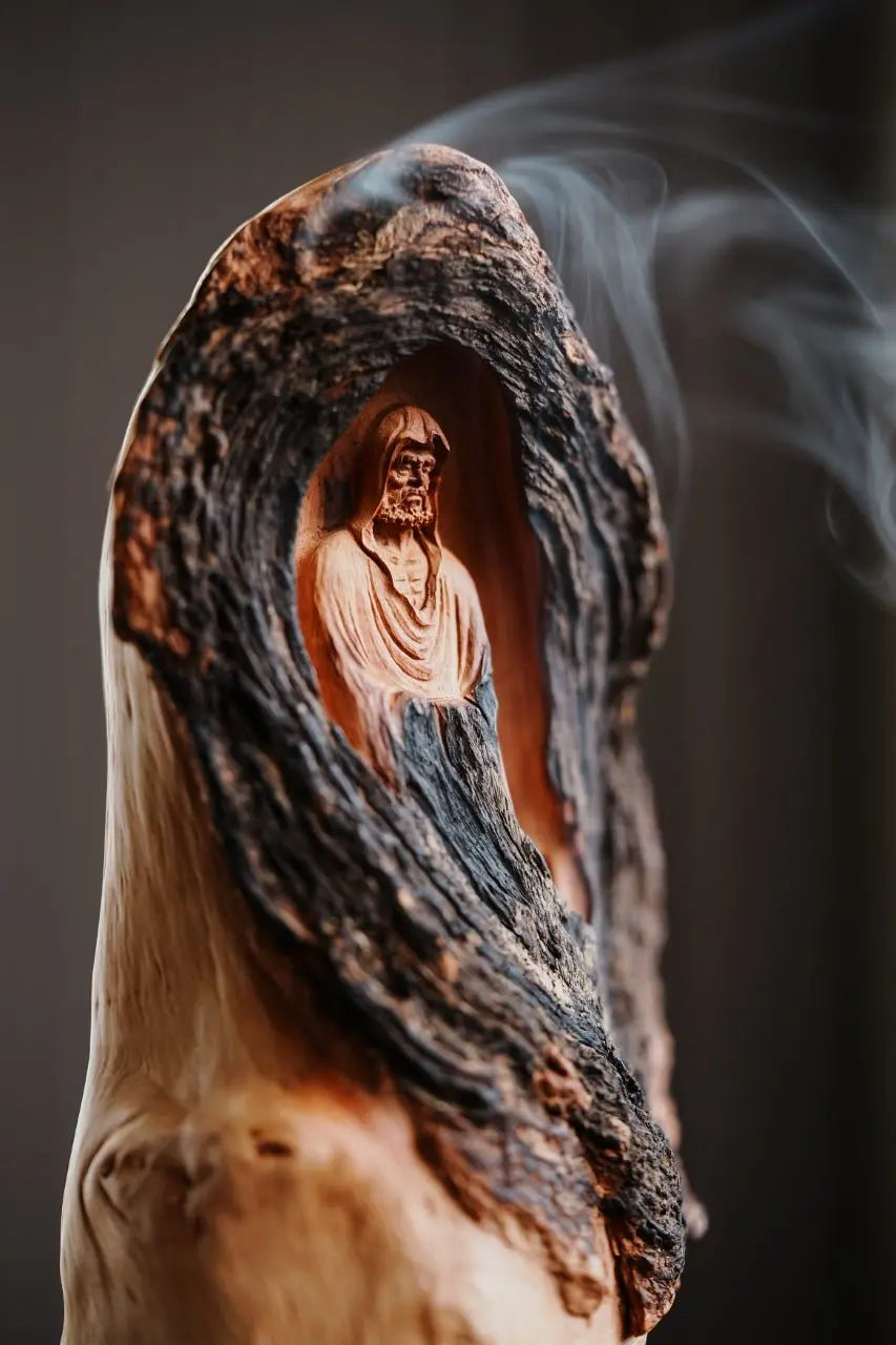 Da Mo - Wood Sculpture zycschina