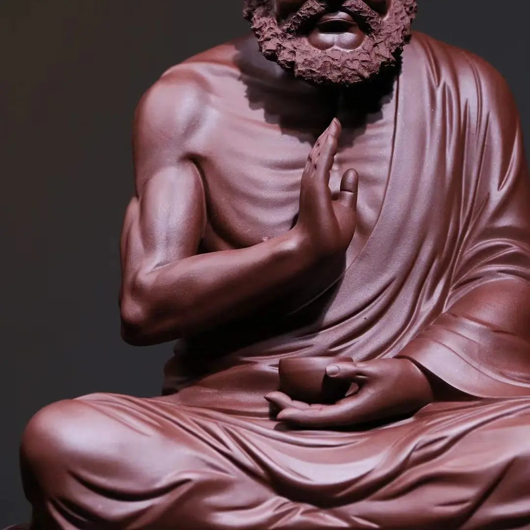 Da Mo Wu Chan - Zisha Sculpture 江苏宜兴