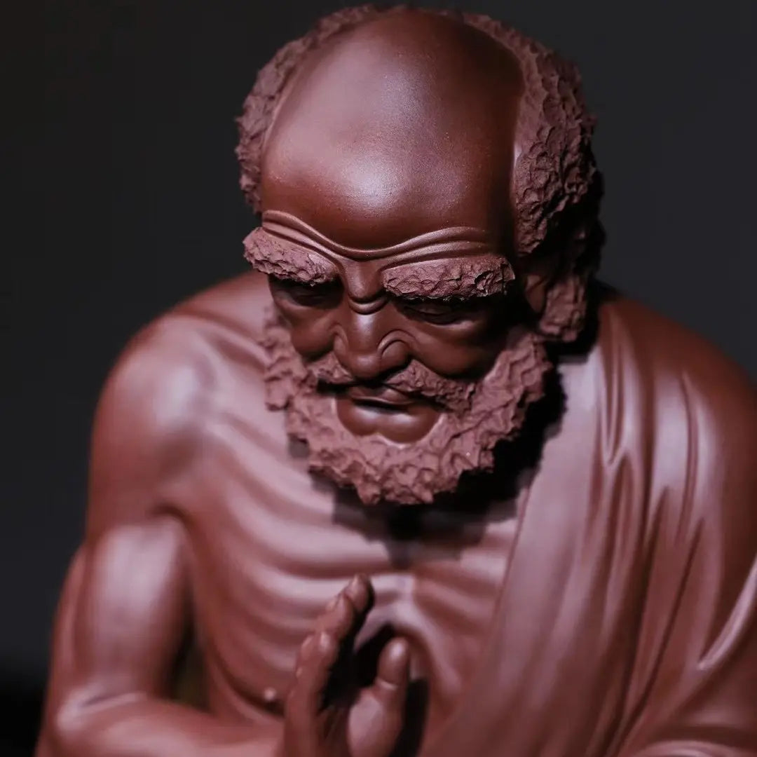 Da Mo Wu Chan - Zisha Sculpture 江苏宜兴