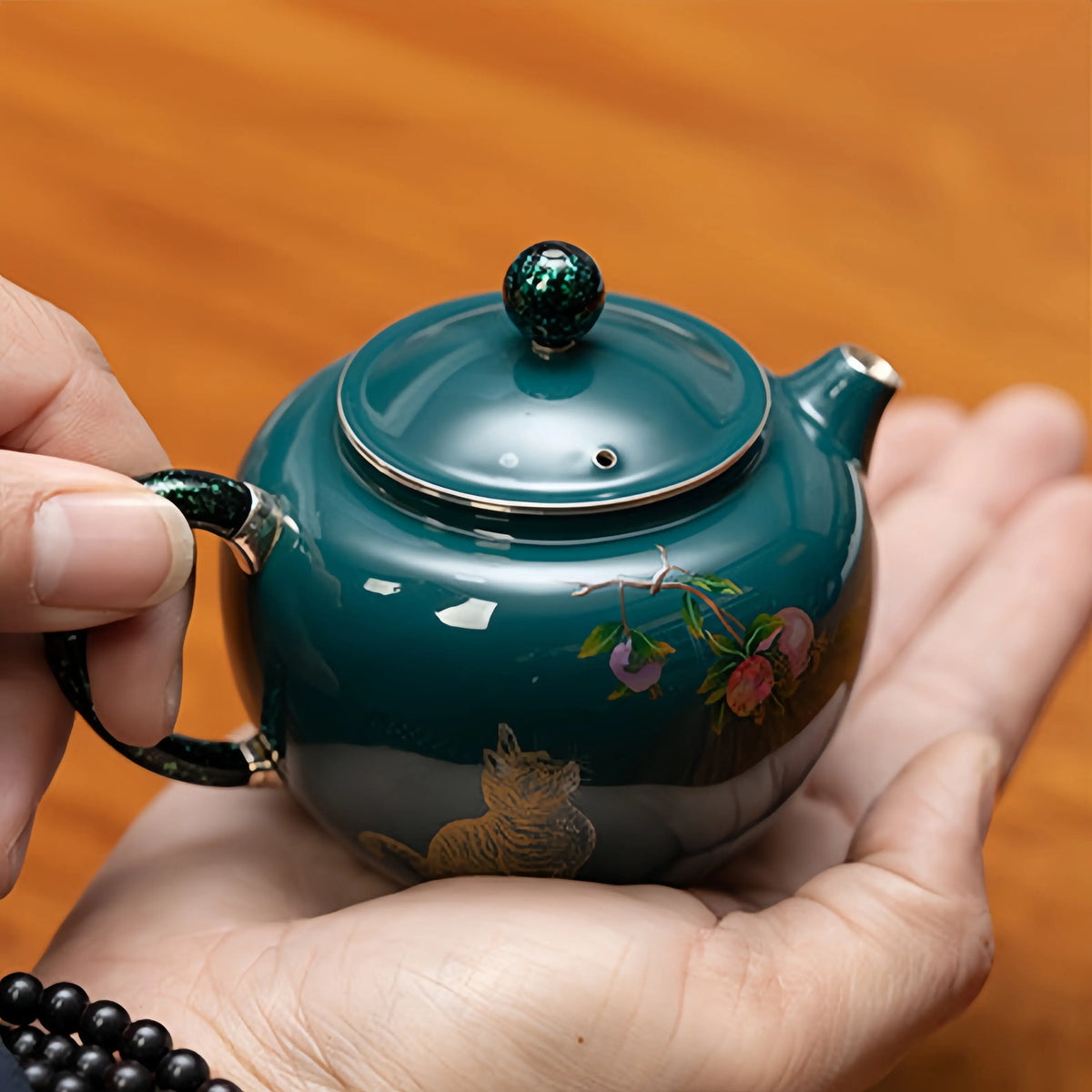 Da Qi Duo Zhi 200cc - Handmade silver pot zycschina