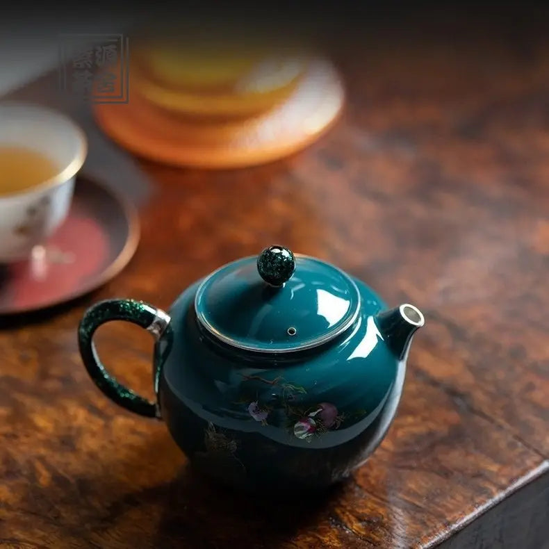 Da Qi Duo Zhi 200cc - Handmade silver pot zycschina