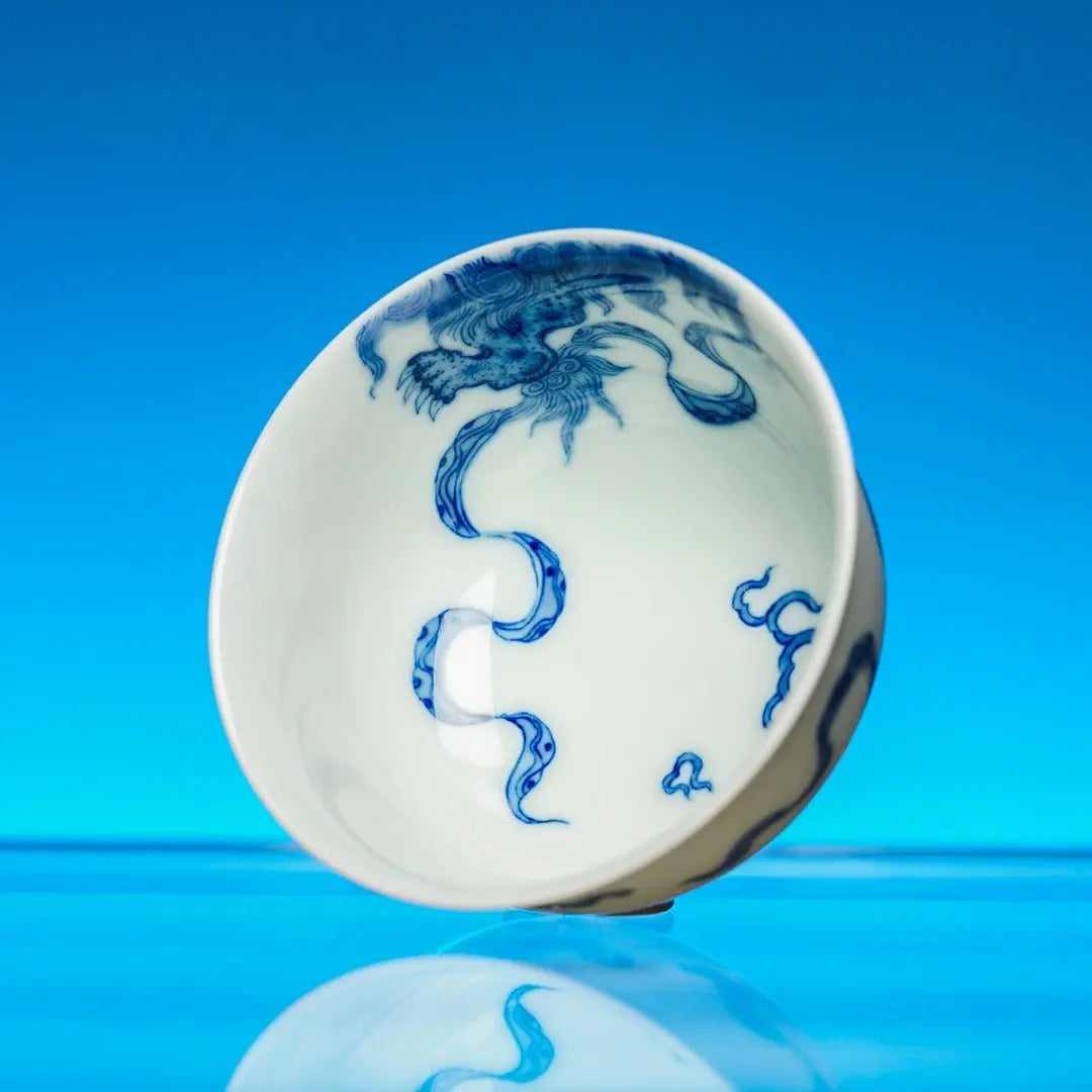 Dan Shi Xiu Qiu 140cc - Jing De Zhen Porcelain Gaiwan zycschina