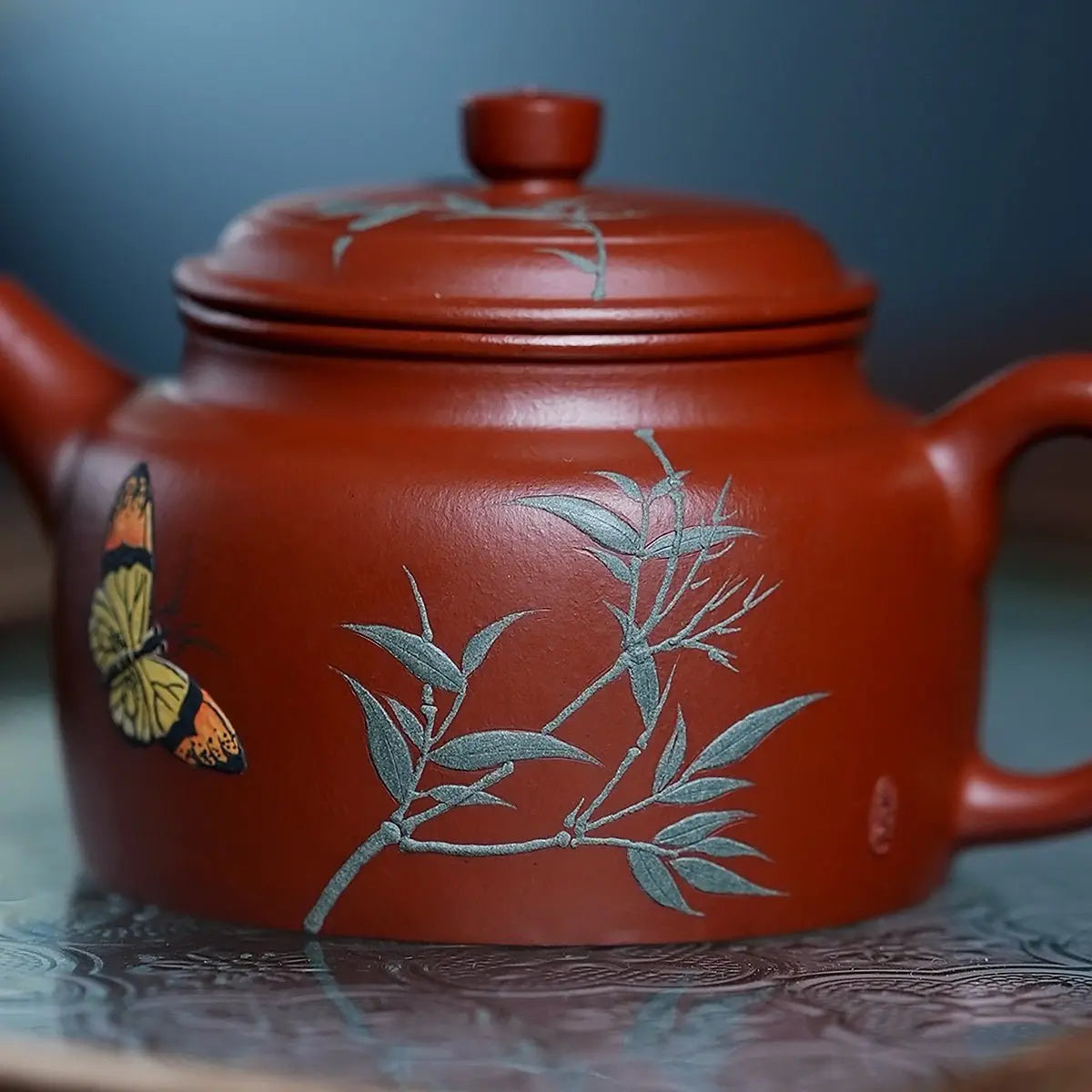 De Zhong 145cc - Yixing Handmade Teapot 江苏宜兴
