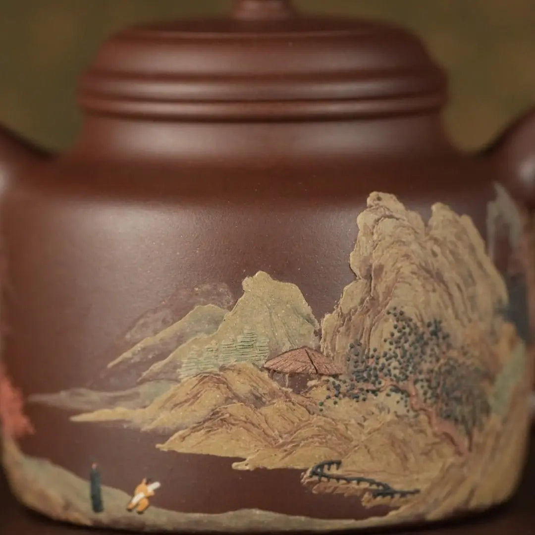 De Zhong 220cc - Yixing Handmade Teapot 江苏宜兴