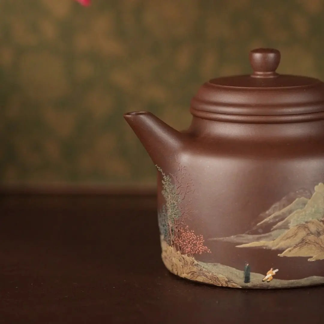 De Zhong 220cc - Yixing Handmade Teapot 江苏宜兴