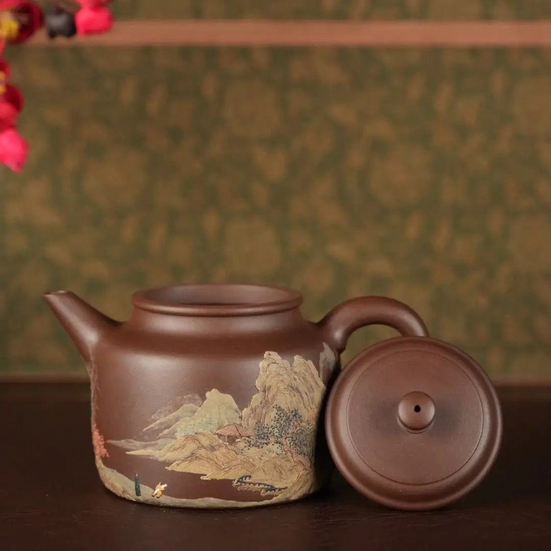 De Zhong 220cc - Yixing Handmade Teapot 江苏宜兴