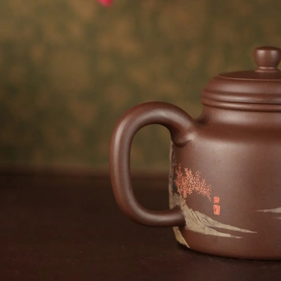 De Zhong 220cc - Yixing Handmade Teapot 江苏宜兴
