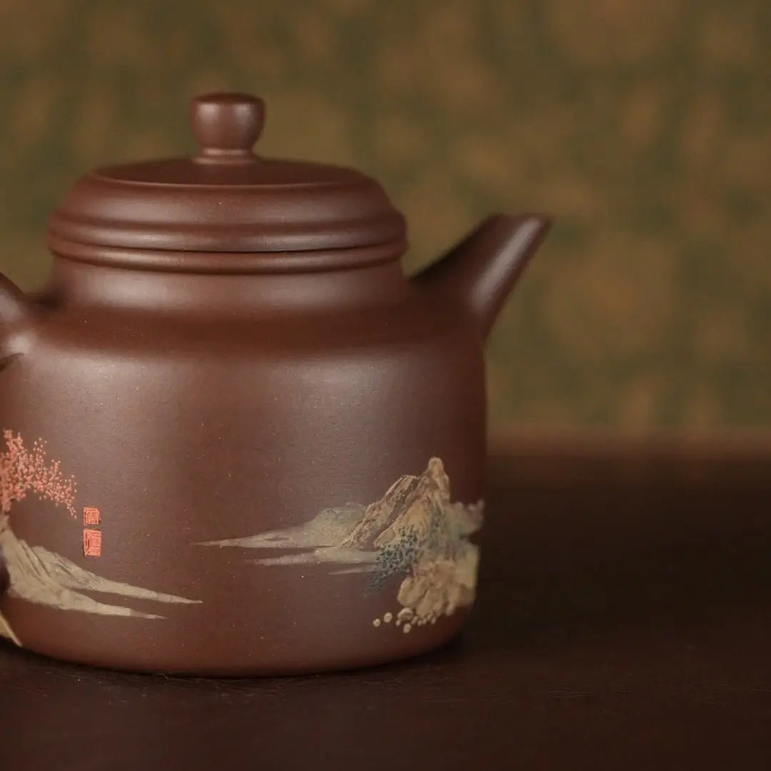 De Zhong 220cc - Yixing Handmade Teapot 江苏宜兴