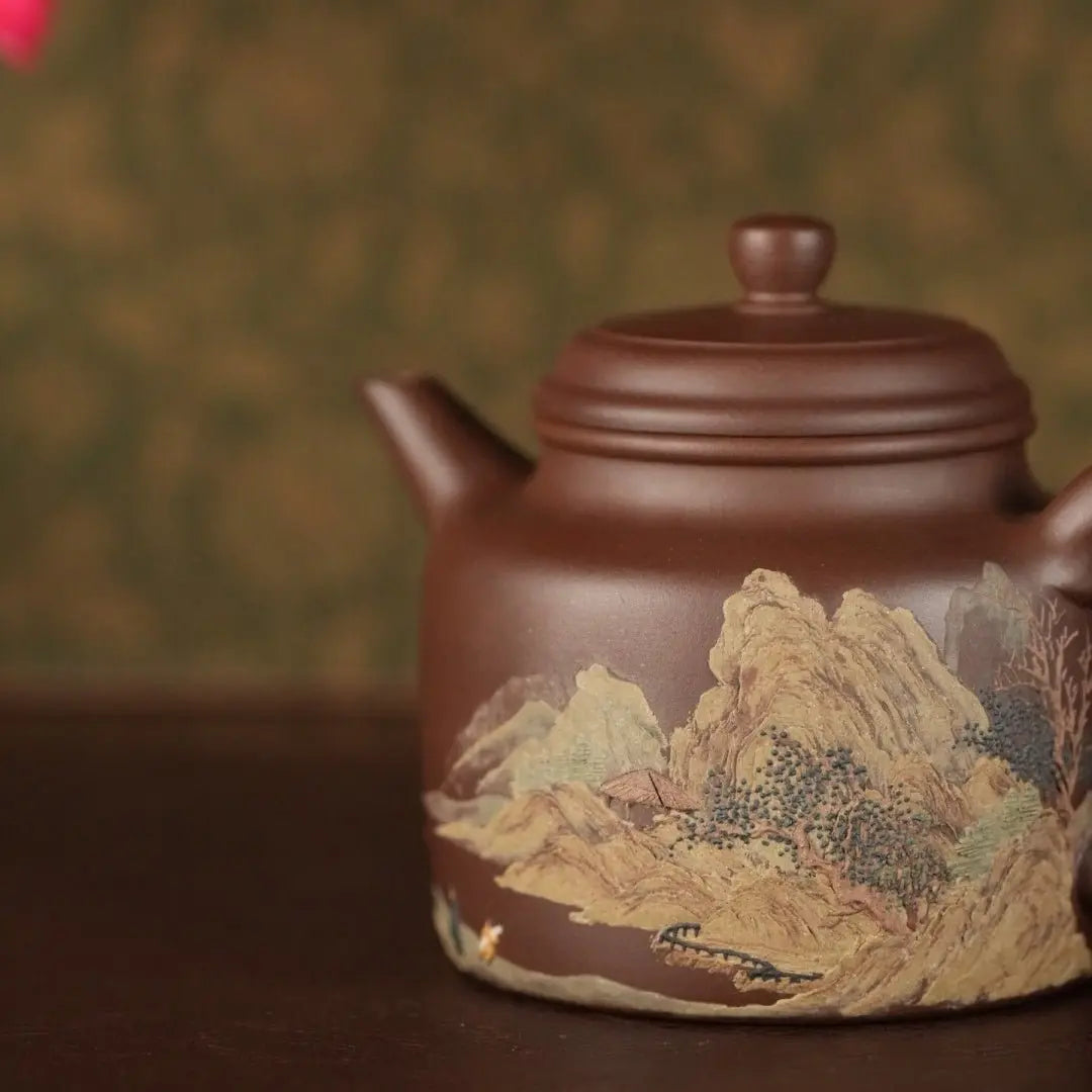 De Zhong 220cc - Yixing Handmade Teapot 江苏宜兴