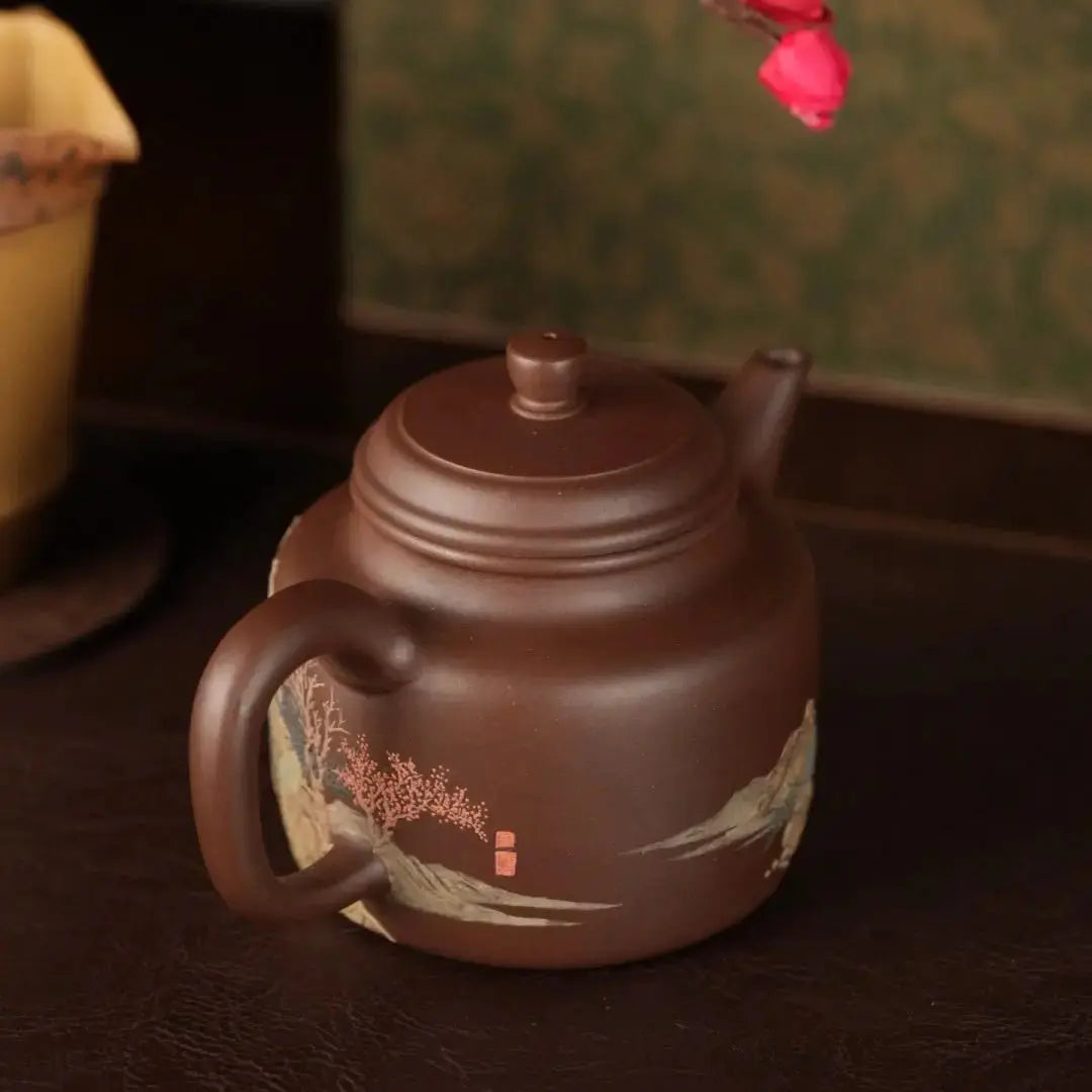 De Zhong 220cc - Yixing Handmade Teapot 江苏宜兴