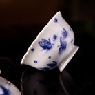 Die Lian Hua 100cc - Jing De Zhen Porcelain Gaiwan zycschina