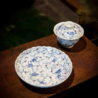 Die Lian Hua 110cc - Jing De Zhen Porcelain Gaiwan zycschina