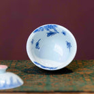 Die Lian Hua 120cc - Jing De Zhen Porcelain Gaiwan zycschina