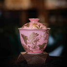 Die Lian Hua 130cc - Jing De Zhen Porcelain Gaiwan zycschina