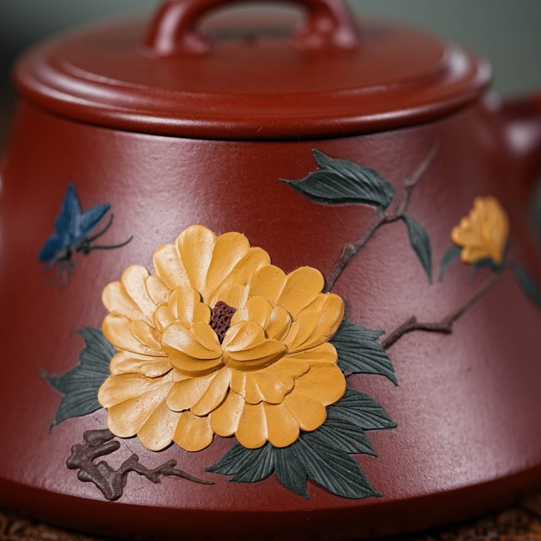Die Lian Hua 220cc - Yixing Handmade Teapot 江苏宜兴