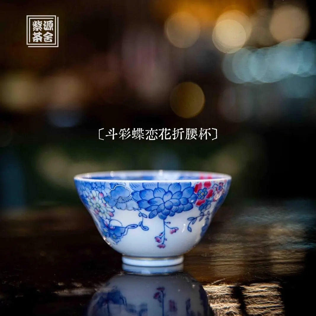 Die Lian Hua 75cc - Jing De Zhen Porcelain Teacup zycschina