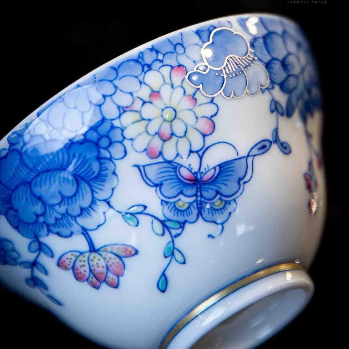 Die Lian Hua 75cc - Jing De Zhen Porcelain Teacup zycschina