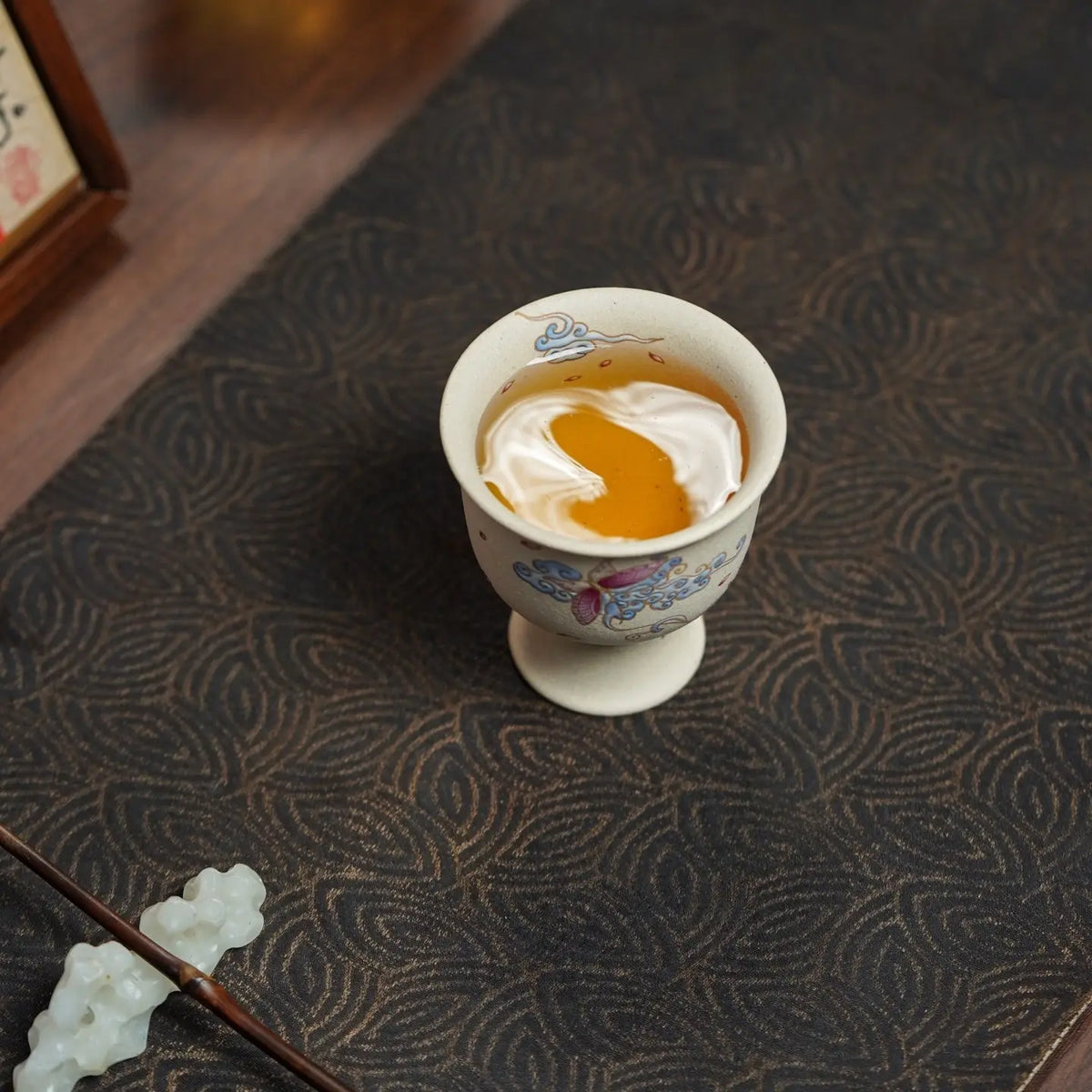 Die Lian Hua 90cc - Yixing Handmade Teacup 江苏宜兴