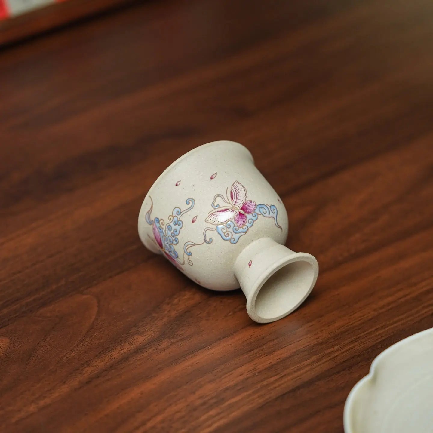Die Lian Hua 90cc - Yixing Handmade Teacup 江苏宜兴