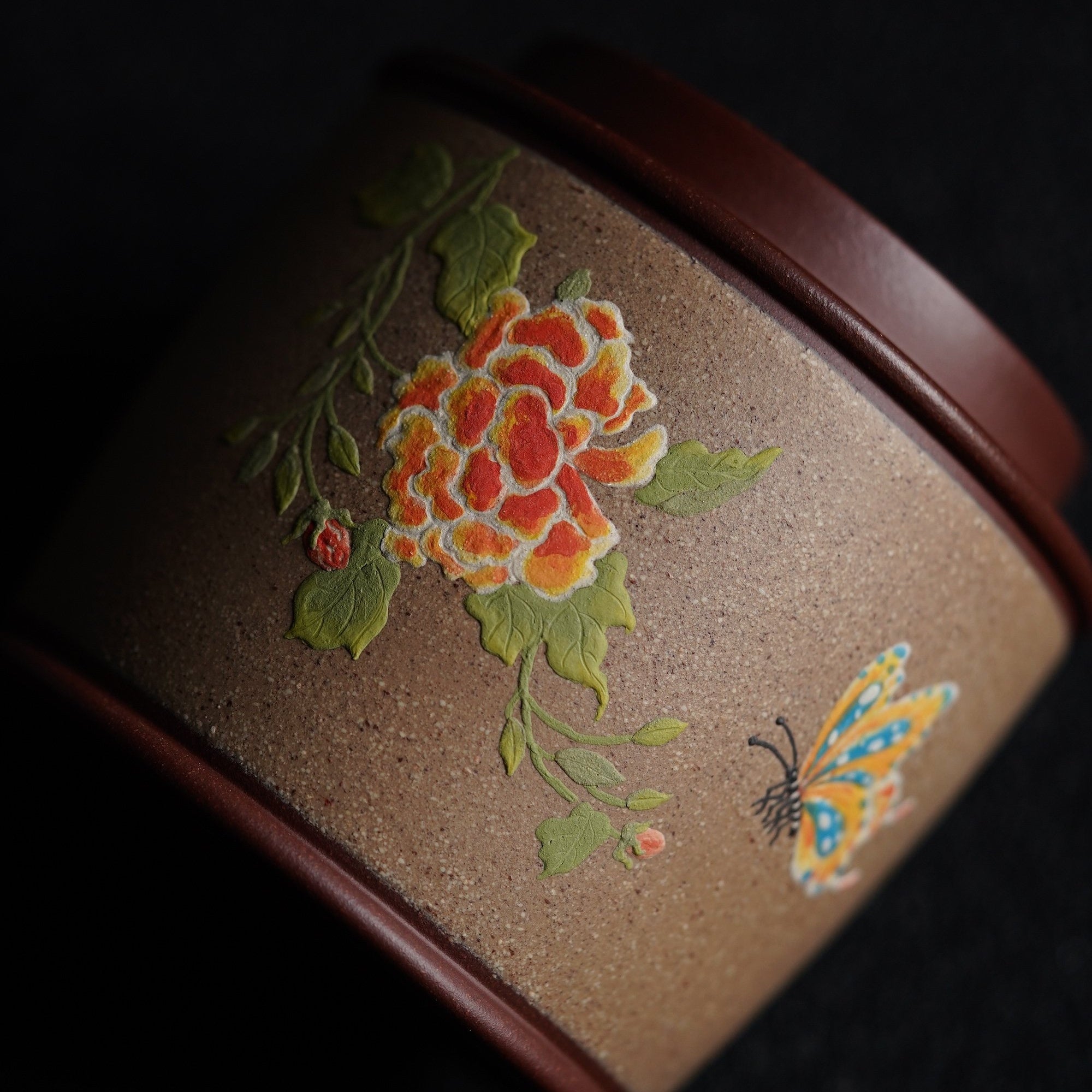 Die Lian Hua - Yixing Handmade Zisha Teacan 江苏宜兴