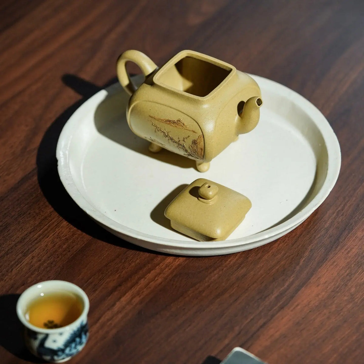 Ding Sheng Si Fang 180cc - Yixing Handmade Teapot 江苏宜兴