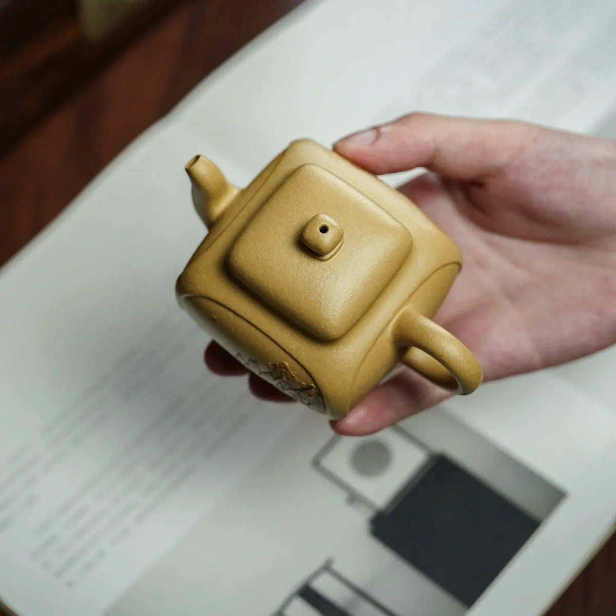 Ding Sheng Si Fang 180cc - Yixing Handmade Teapot 江苏宜兴